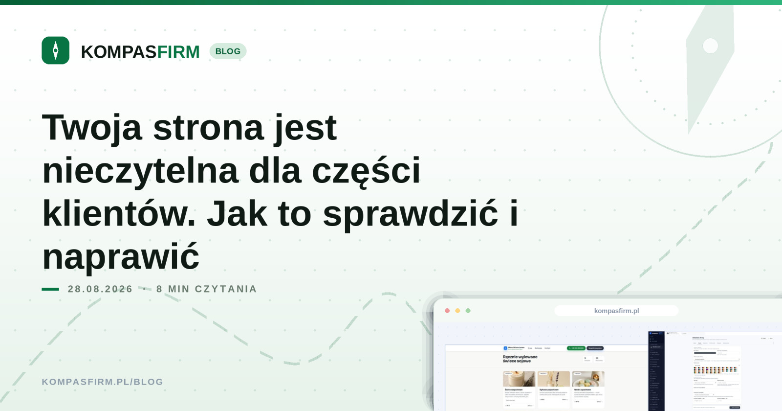 Twoja strona jest nieczytelna dla części klientów. Jak to sprawdzić i naprawić