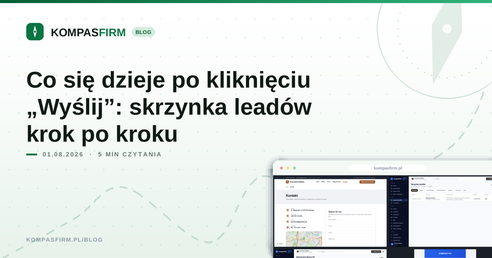 Co się dzieje po kliknięciu „Wyślij”: skrzynka leadów krok po kroku